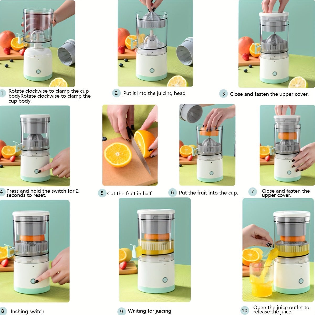 Juicer Juice Machine - Upgraded Version - ShopSmart