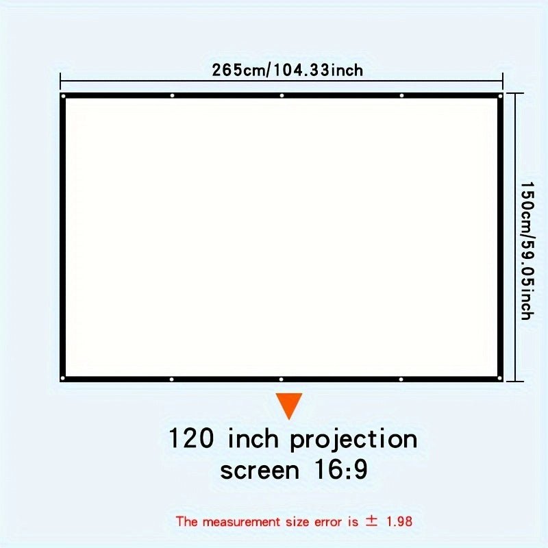 Outdoor Portable Movie Curtain - ShopSmart