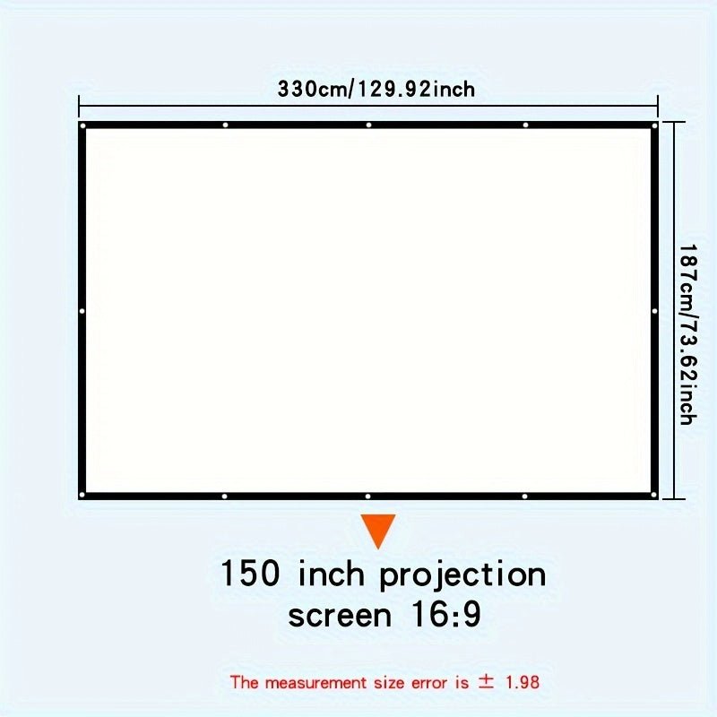 Outdoor Portable Movie Curtain - ShopSmart