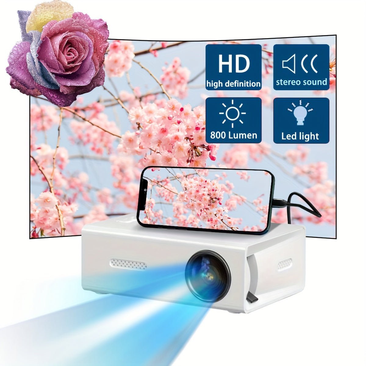 Portable Mini Projector - ShopSmart